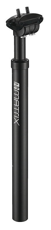 MATRIX Federsattelstütze SP30 ca. 86-100 kg 34,9 mm schwarz 350 mm