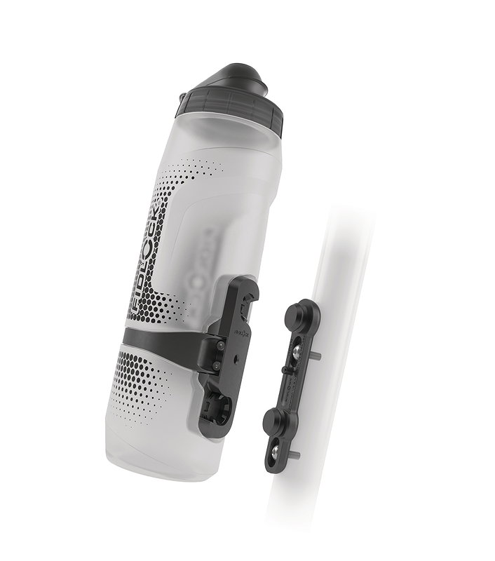 FIDLOCK Trinkflaschen Set TWIST inkl. bike base transparent weiß 0,80 L