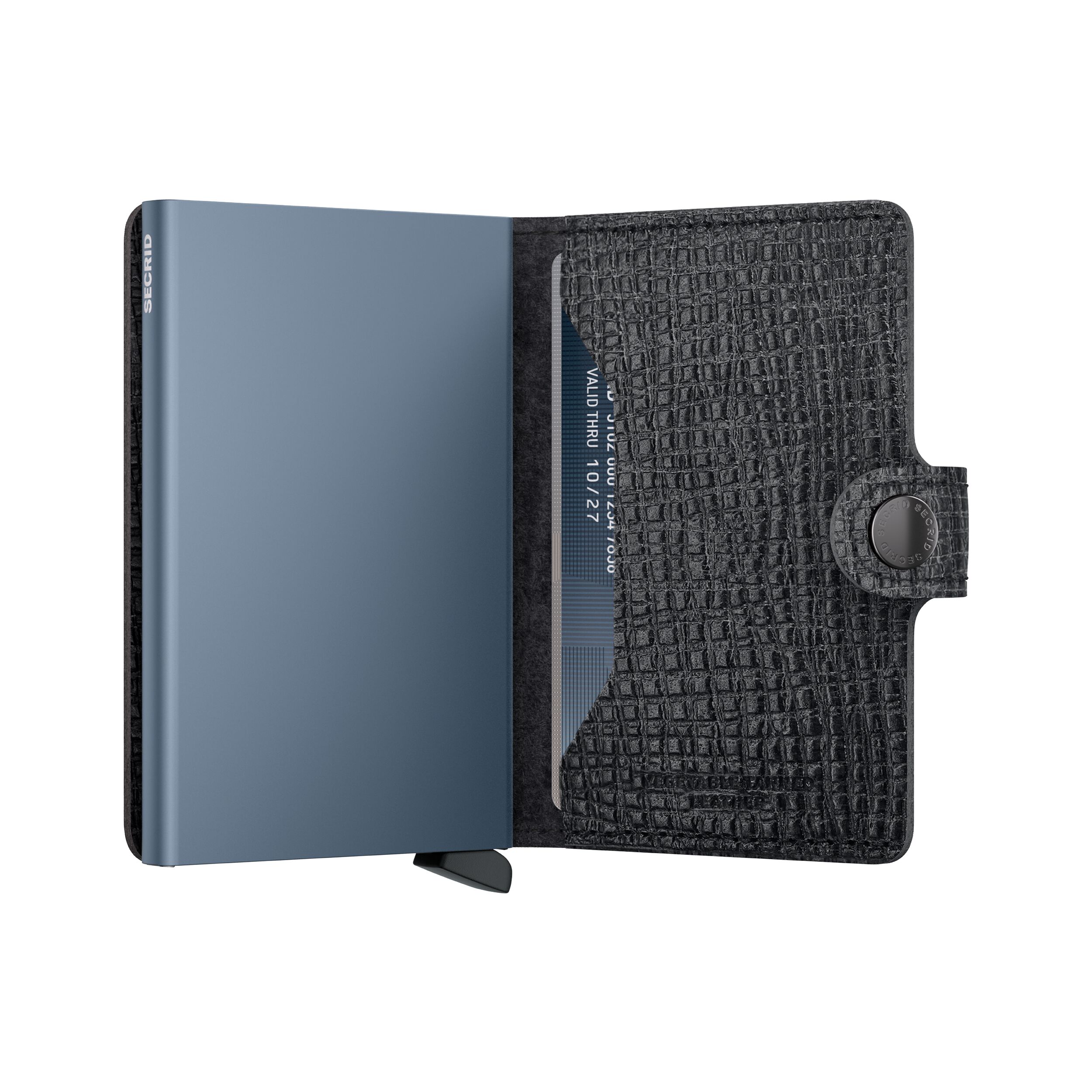 Secrid Miniwallet Palmellato Black – Schrägansicht