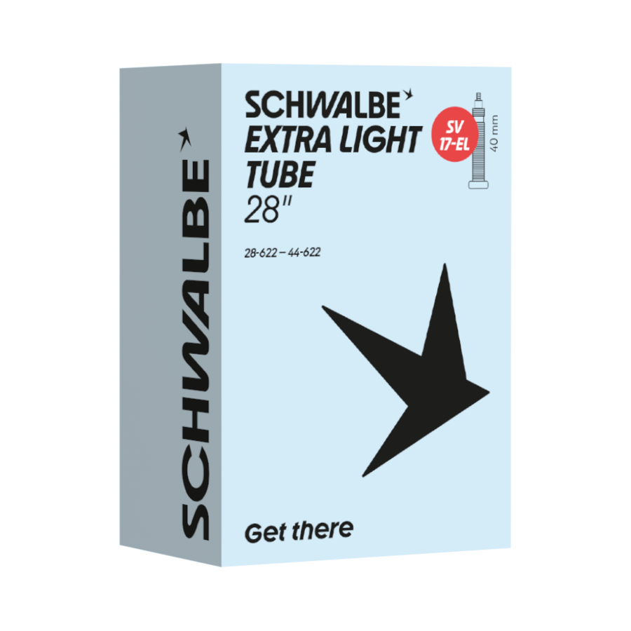 Schwalbe Fahrradschlauch Extra Light Nr. 17-EL 28" SV 40 mm 28/44-622
