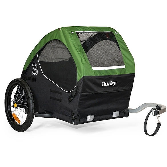 Burley Hundeanhaenger Tail Wagon MY22 schwarz gruen