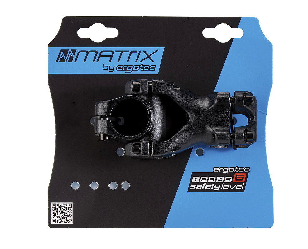 MATRIX Ahead-Vorbau Swell RE 80 mm schwarz sand. 31,8 mm 1 1/8" -20- +40°