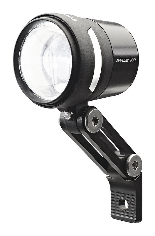 TRELOCK E-Bike LED Scheinwerfer Bike-I Airflow 100 ohne Tagfahrlicht schwarz 100 Lux LS 780
