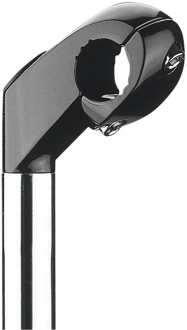 ergotec Vorbau Cat 2 Tube 40 mm schwarz-silber 25,4 mm 22,2 mm 35°