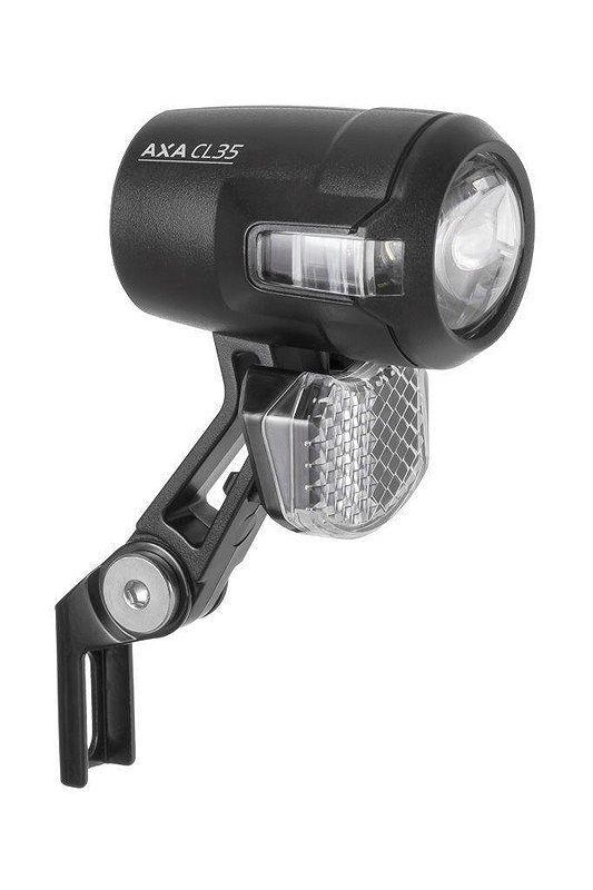 AXA E-Bike LED Scheinwerfer Compactline 35 schwarz 35 Lux  SB-Verpackung