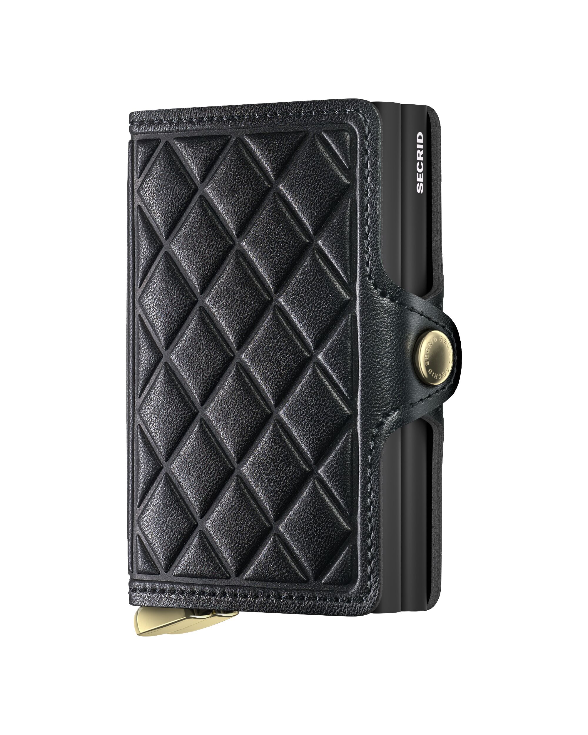 Secrid Twinwallet Emboss Diamond Black+ – Vorderansicht