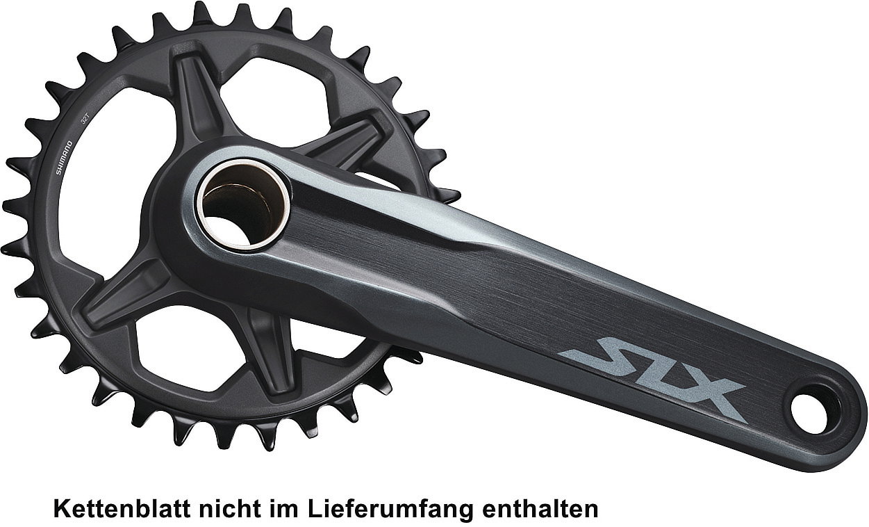 Shimano Kurbelarmsatz SLX FCM71001 Hollow. II ohne Kettenblätter schwarz 175 mm IFCM71001EXXT
