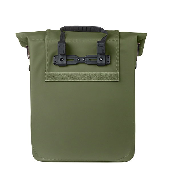 Basil Einzeltasche City Fahrradshopper moosgrün