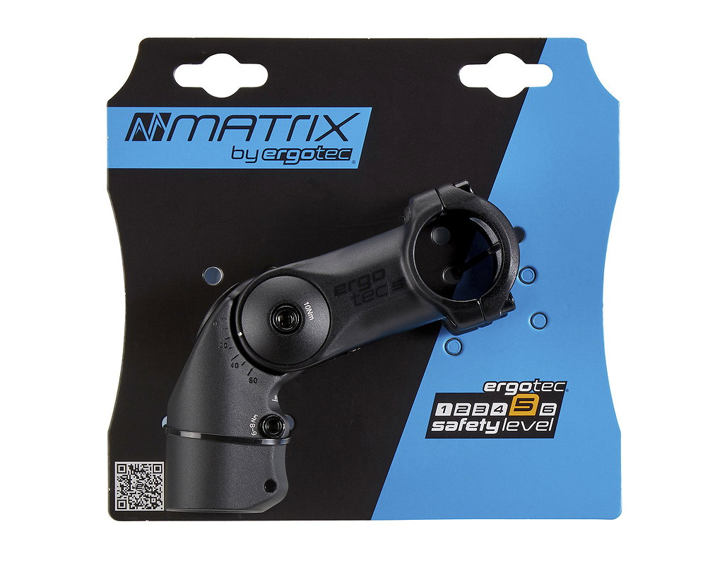 MATRIX Ahead-Vorbau Octopus XL 50 85 mm schwarz sand. 31,8 mm 1 1/8" 0- +60°