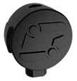 MATRIX Elastomer für Sattelstütze PL300 standard 70-90 kg schwarz