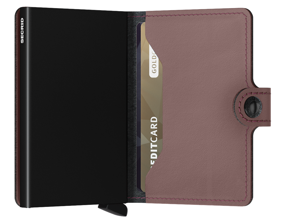 Secrid Miniwallet Matte Rose – mit Karten