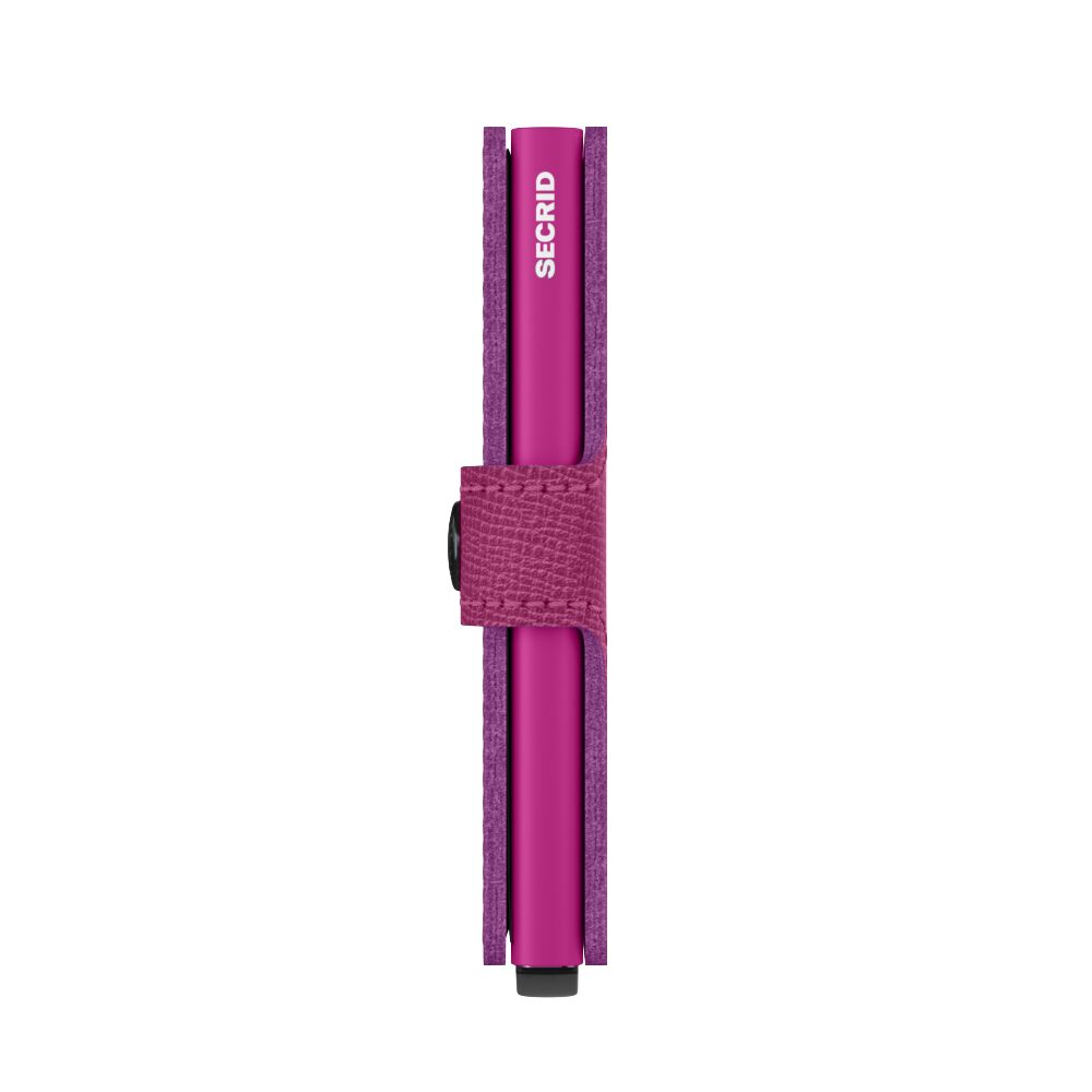 Secrid Miniwallet Crisple Fuchsia – Seitenansicht