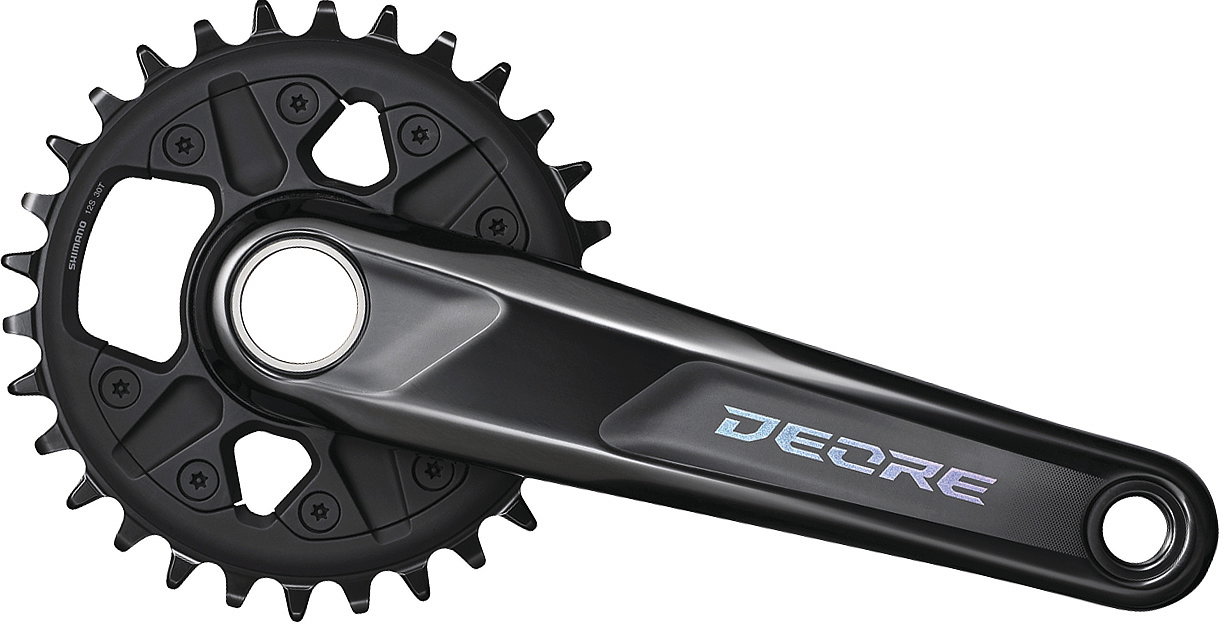 Shimano Kettenradgarnitur Deore FCM6120 2-PIECE 30 Zähne / Boost schwarz 175 mm EFCM61201EXA0