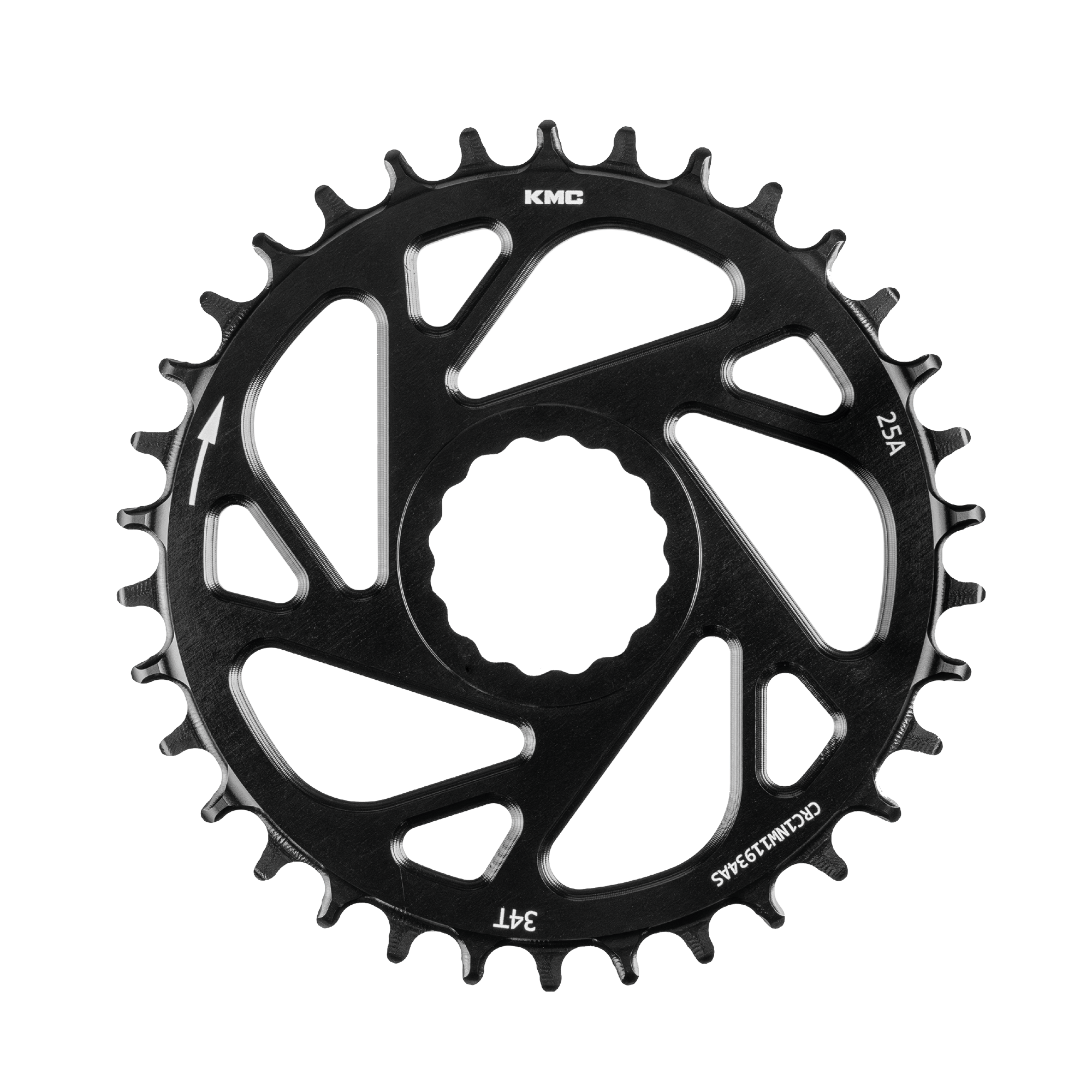 KMC Kettenblatt Narrow Wide für Race Face Cinch Boost Kettenlinie 52 mm 1/2" x 11/128", außer SRAM T-Ty