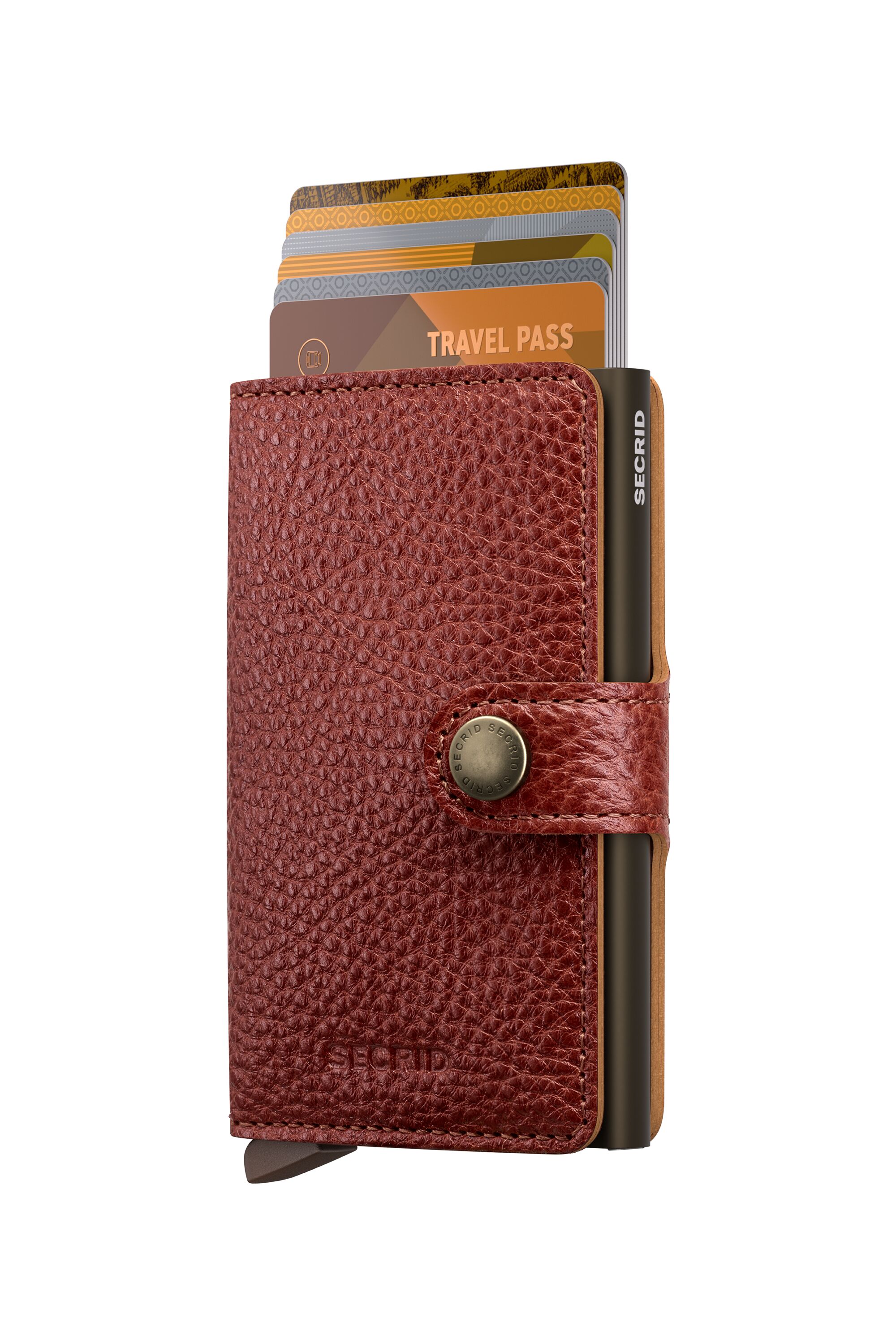 Secrid Miniwallet Vegetable Tanned Tuscan – mit Karten