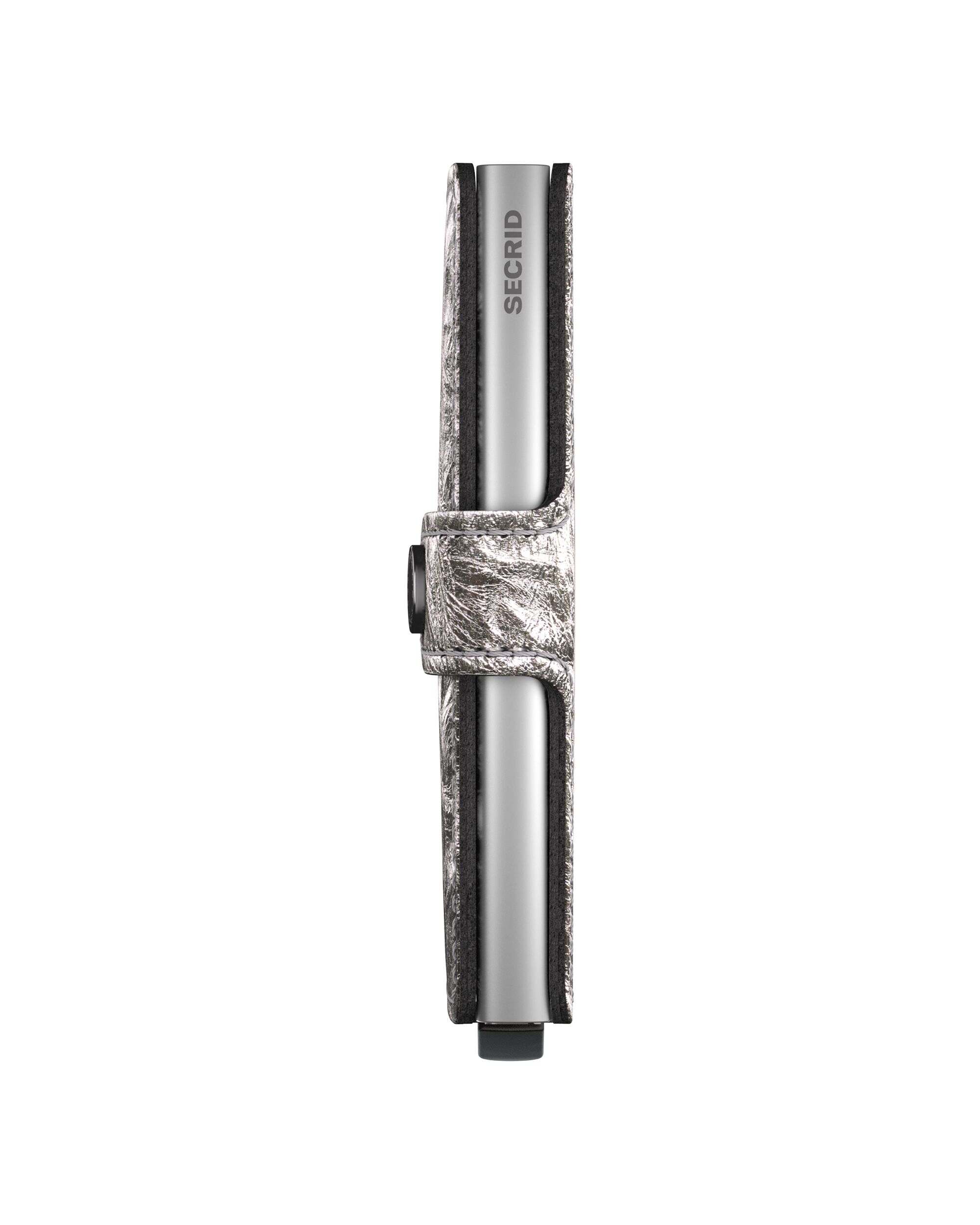 Secrid Miniwallet Crunch Silver – Seitenansicht
