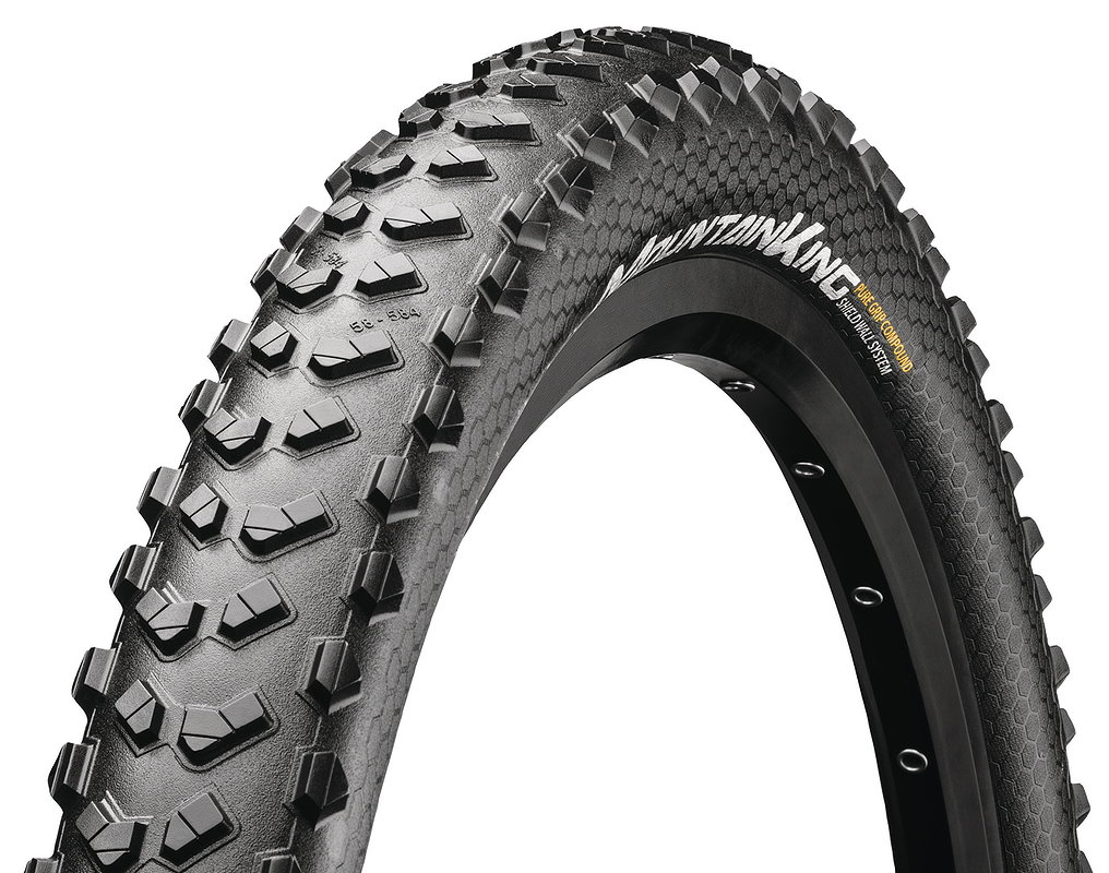 Continental Fahrradreifen Mountain King ShieldWall schwarz/schwarz Skin 58-559 26x2,30 0150301