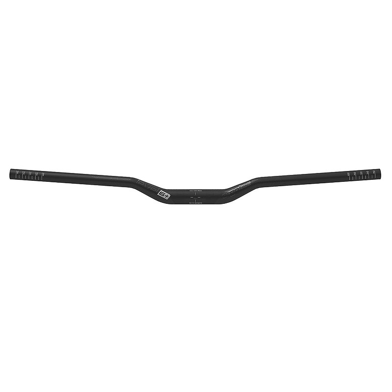 ergotec MTB Lenker Riser Bar 30 Comfort 780 mm schwarz sand. 16°/4° 30 mm 31,8 mm