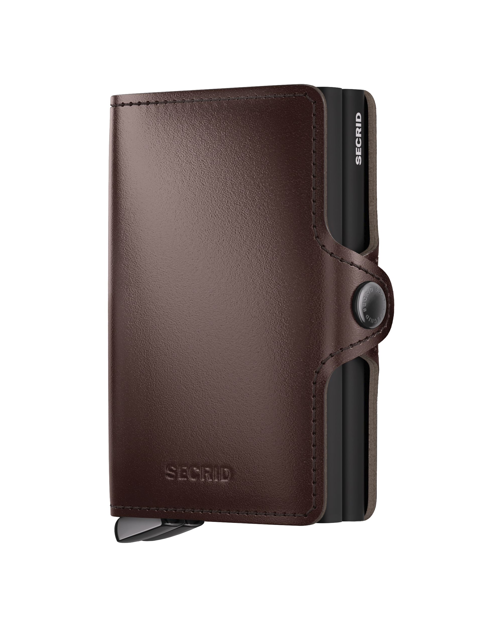 Secrid Twinwallet Dusk Dark Brown+ – Vorderansicht