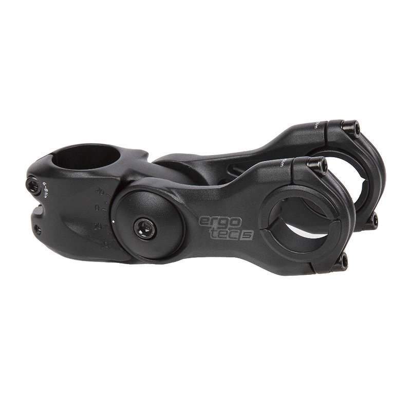 ergotec Ahead-Vorbau Octopus Twin 104 mm schwarz sand. 25,4 mm 1 1/8" -20° - +40°
