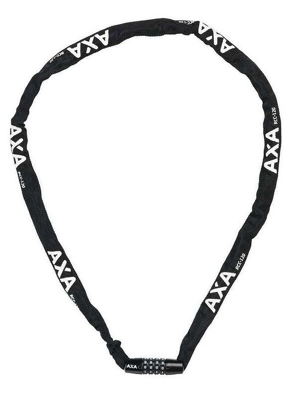 AXA Zahlen-Kettenschloss Rigid Code 3,5 mm schwarz 120 cm