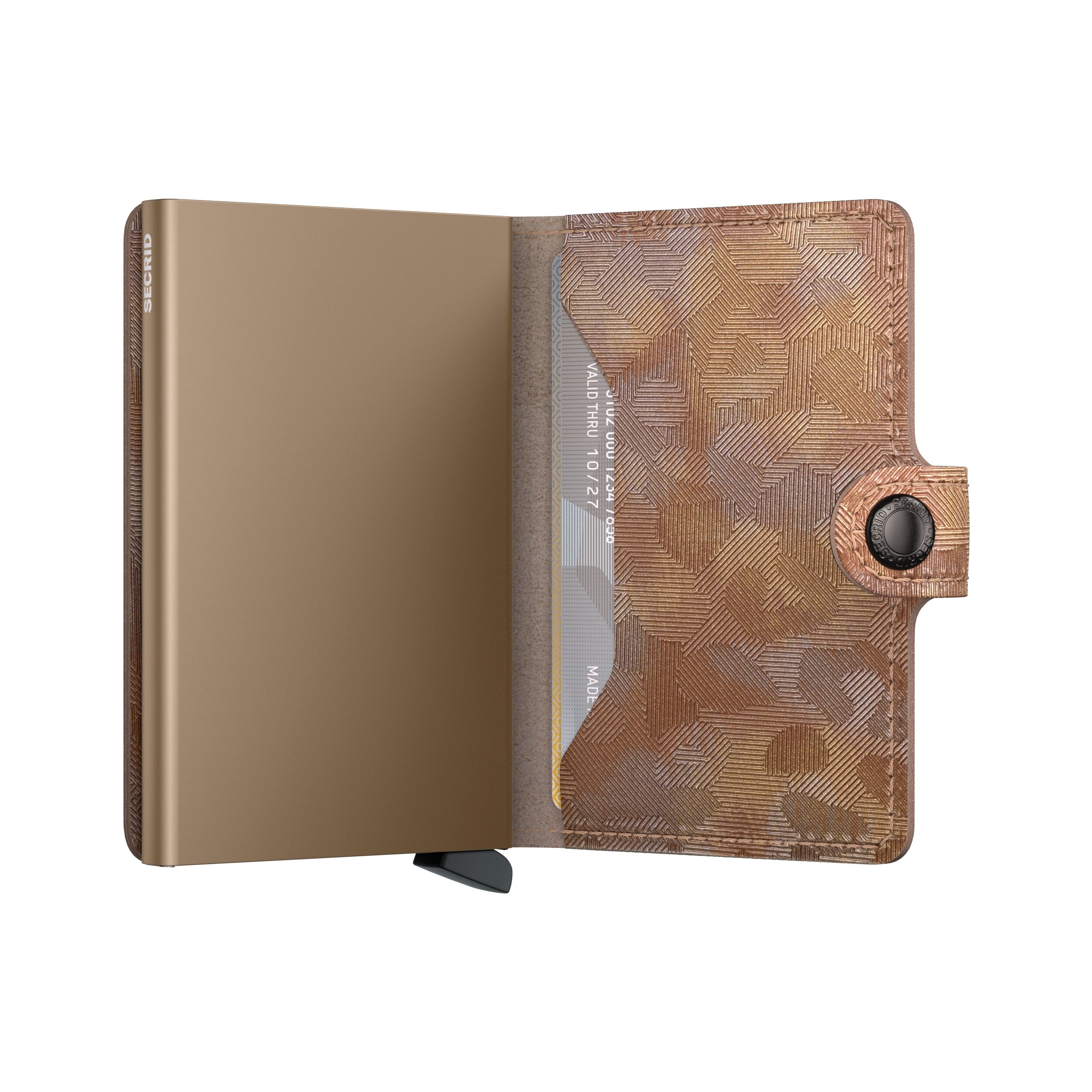 Secrid Miniwallet Jungle Desert – Schrägansicht