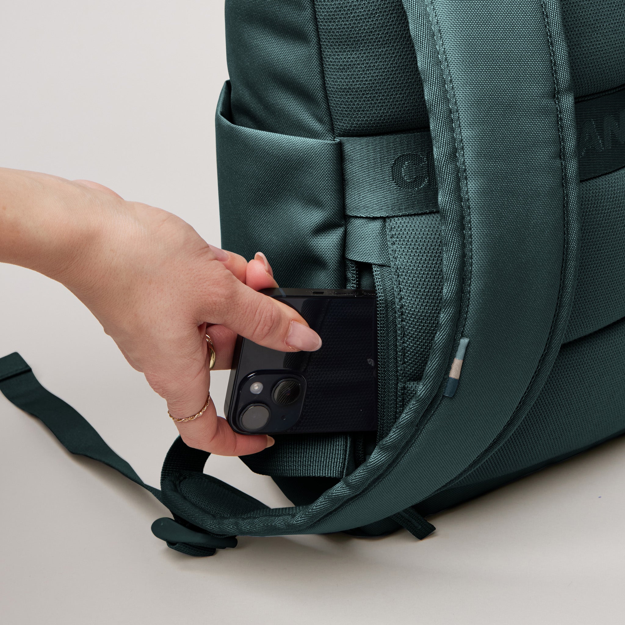 GOT BAG Rolltop Easy Small Monochrome Sea Teal