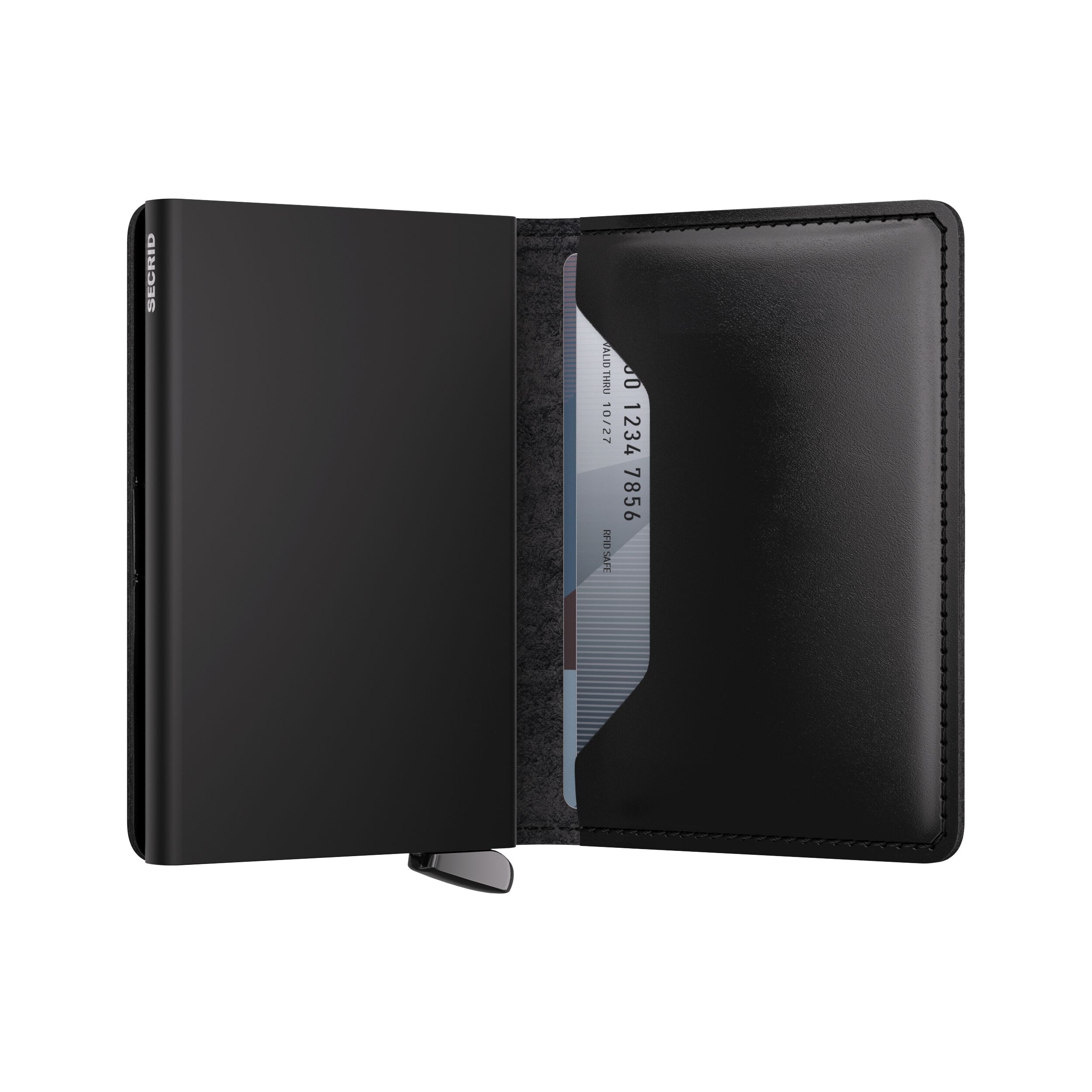 Secrid Slimwallet Dusk Black+ – Schrägansicht