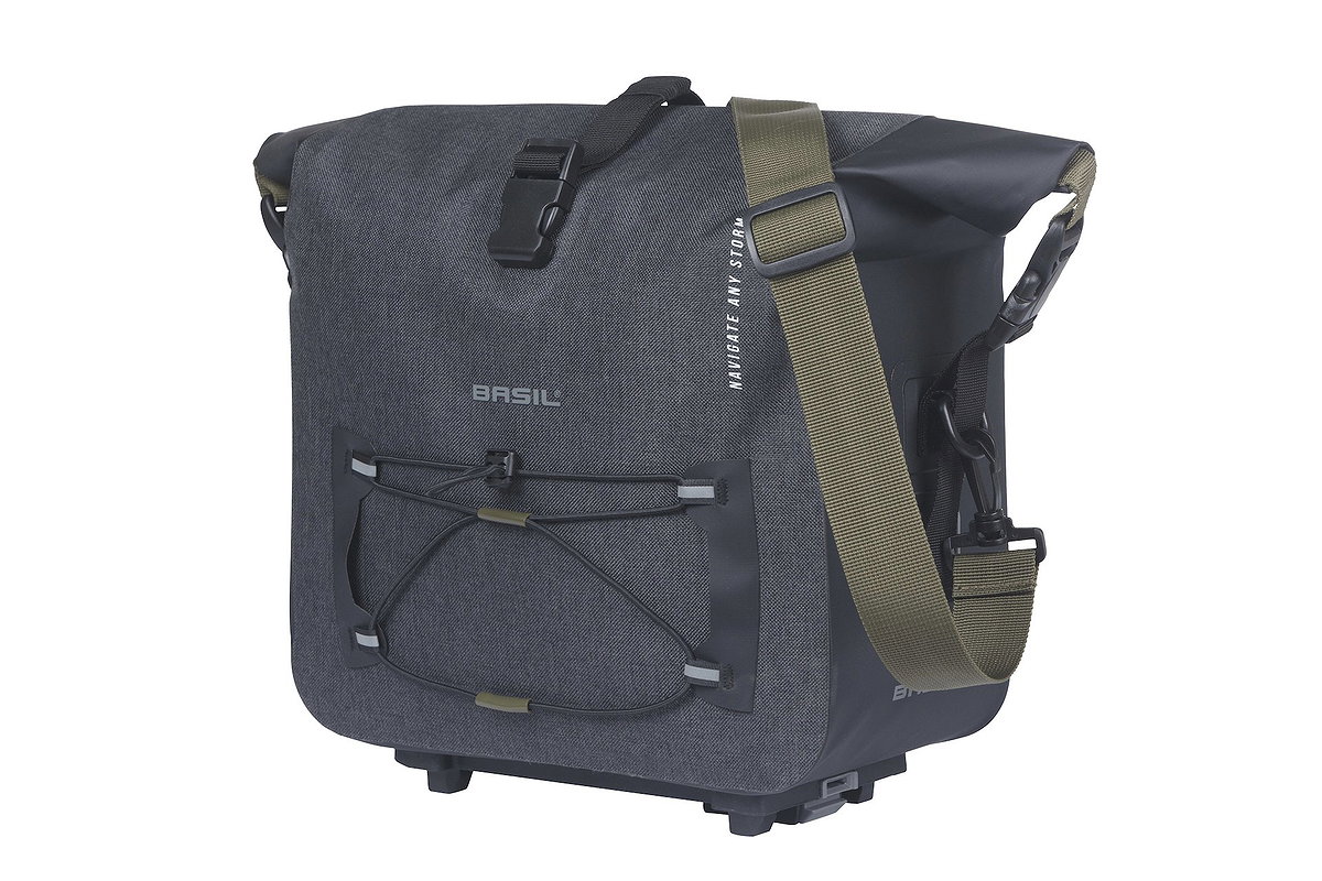 Basil Gepäckträgertasche Navigator Storm MIK 2.0 schwarz