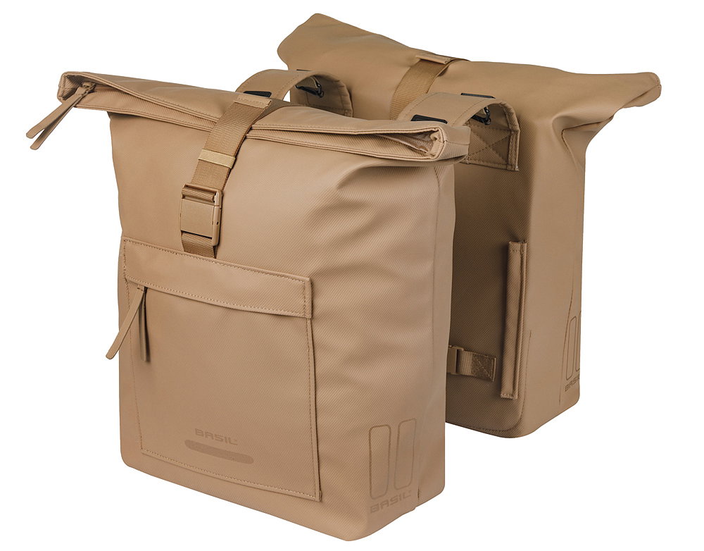 Basil Doppelpacktasche Brooklyn sand