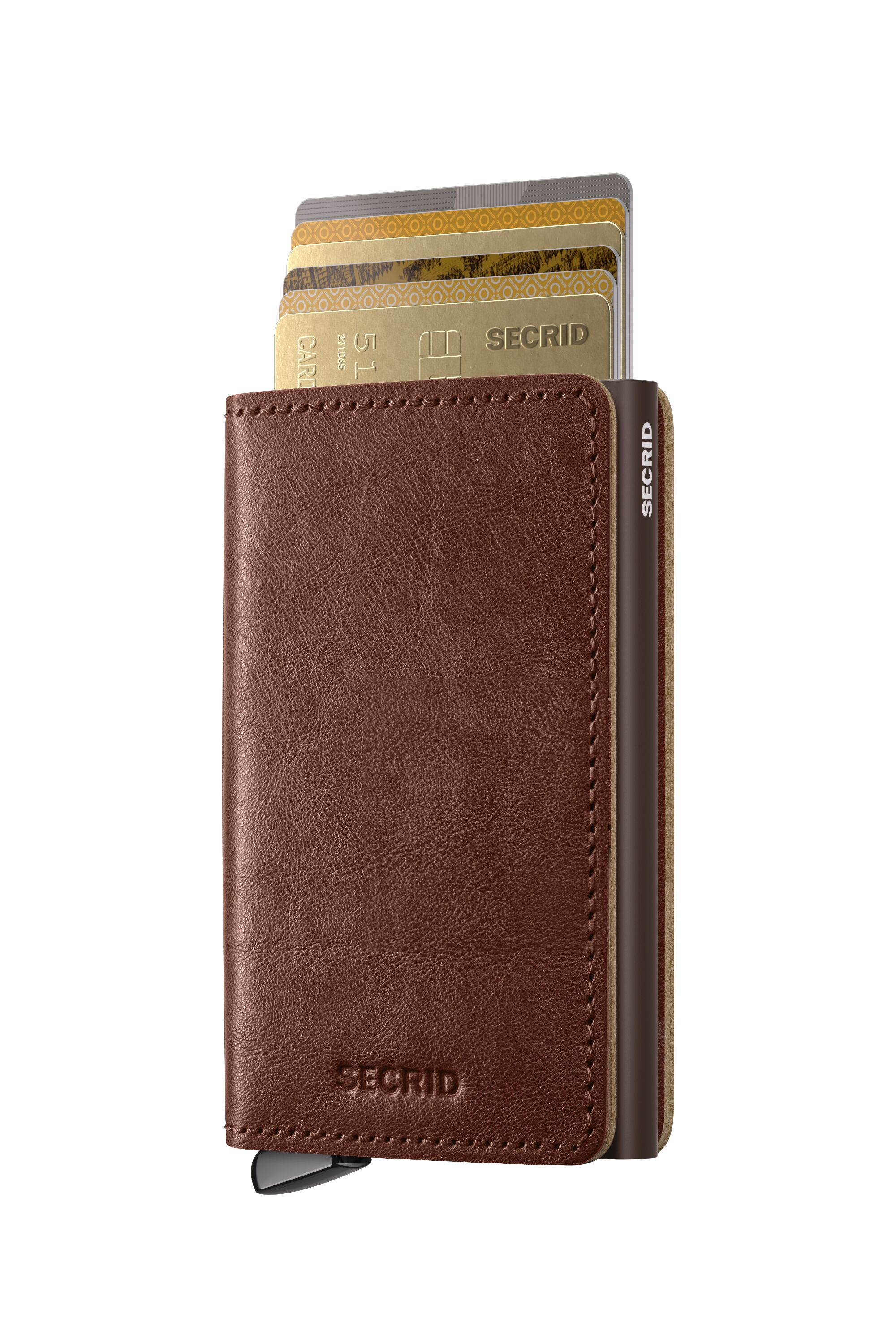 Secrid Slimwallet Basco Whiskey+ – mit Karten