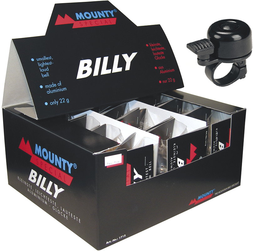 Mounty Special Glockendisplay Billy 22,2 mm bunt sortiert