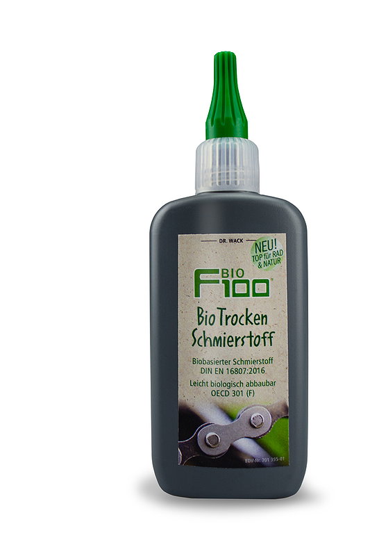 F100 Kettenöl Trocken Schmierstoff Bio 100 ml Tropfflasche