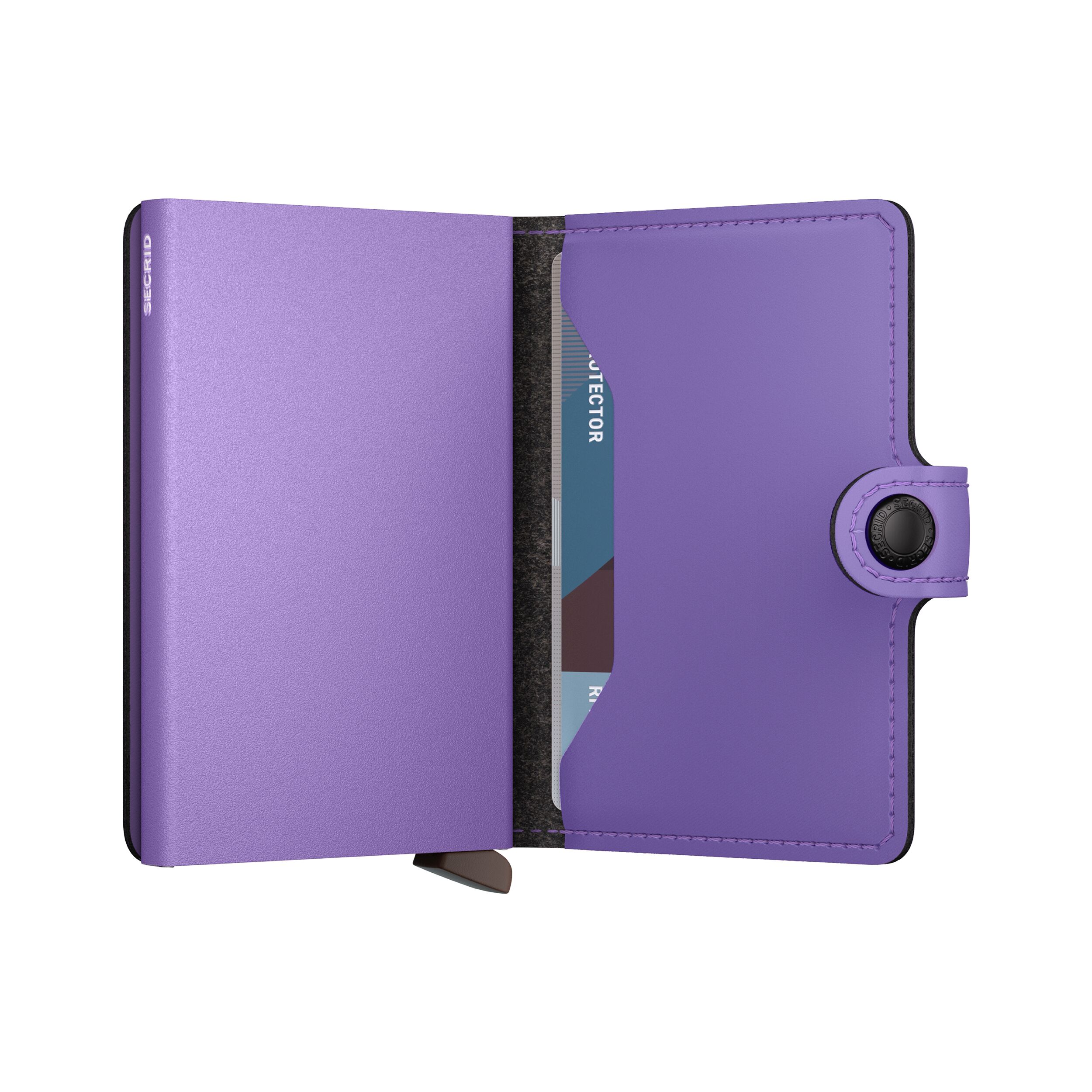 Secrid Miniwallet Yard powder Lilac – Schrägansicht