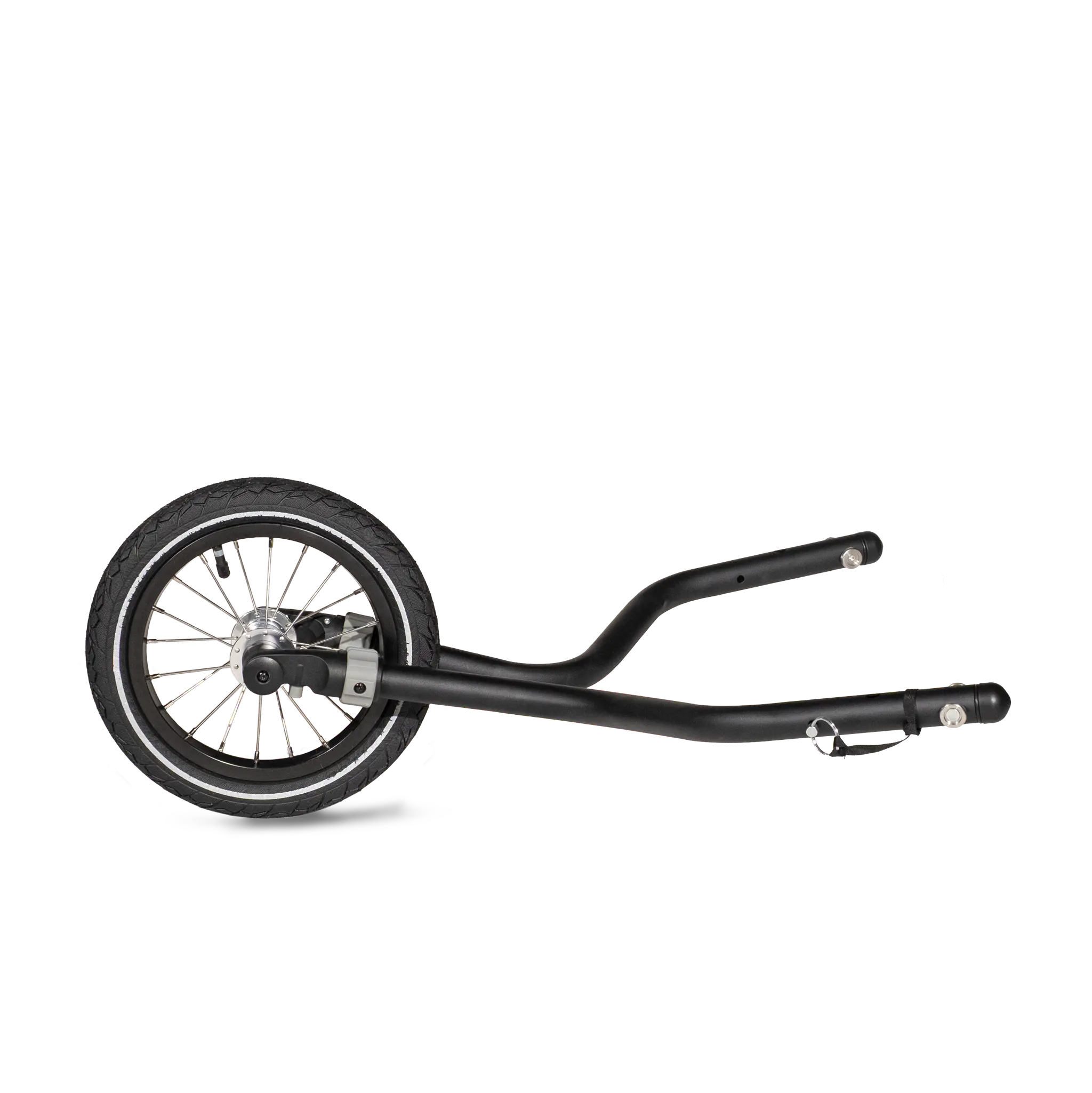CROOZER Jogging Option Kid Lykke 2 passend fuer Zweisitzer schwarz