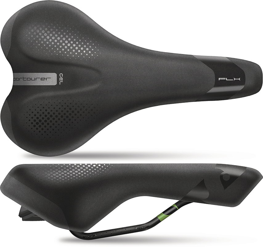 Sportourer Sport Sattel FLX Gel Classic Moderate L270 x B160 mm / 440 g Herren SB-Verpack