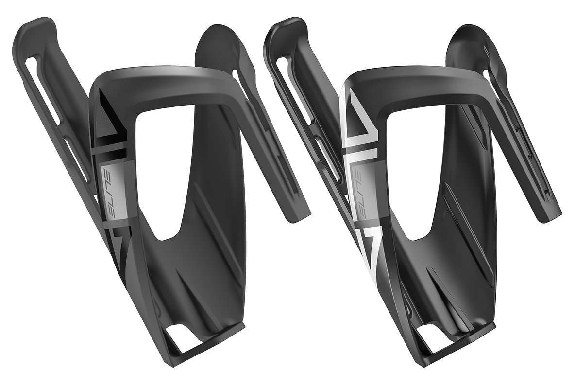 Elite Flaschenhalter ALA Skin schwarz soft touch mit Graphik schwarz