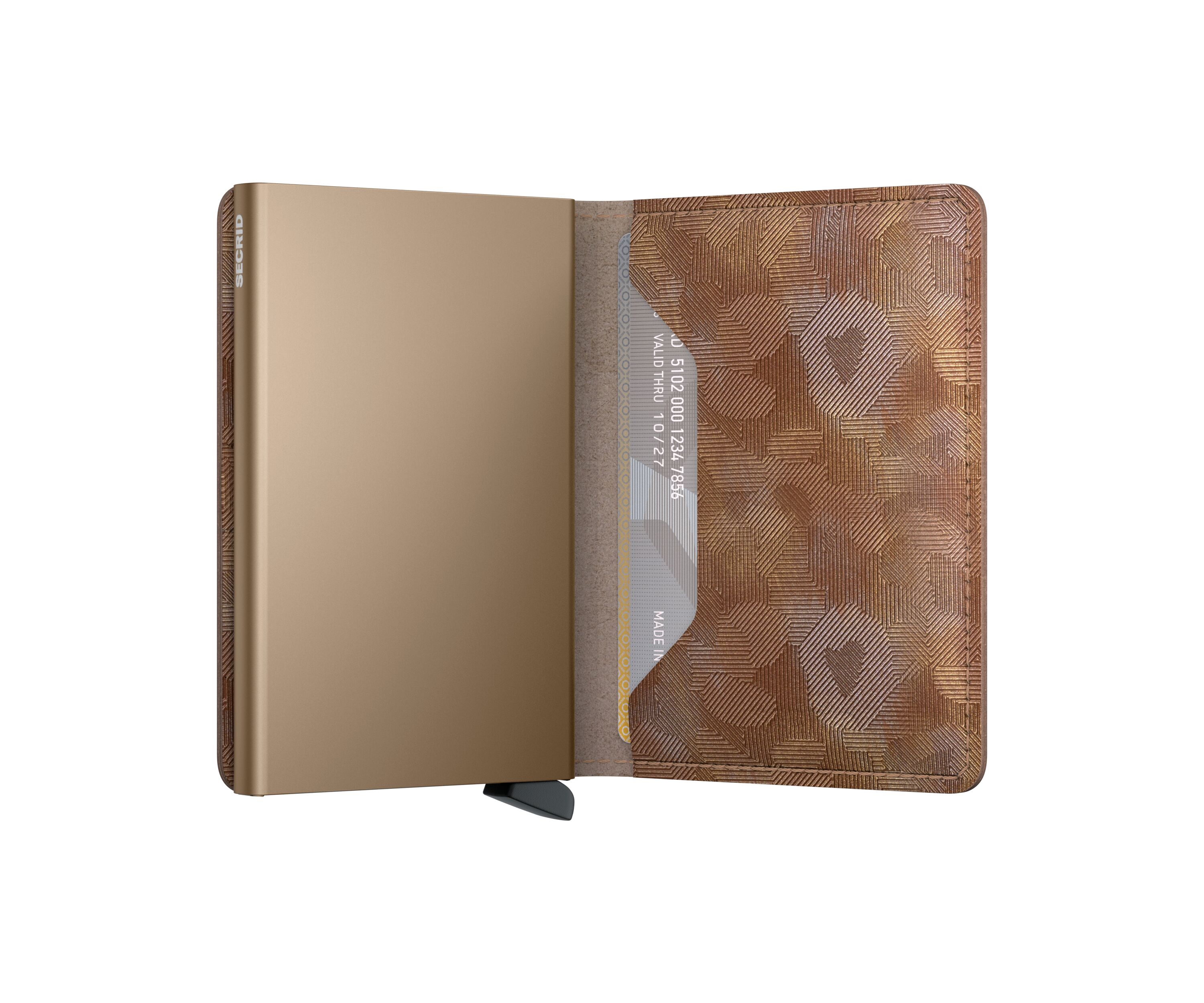Secrid Slimwallet Jungle Desert – Schrägansicht