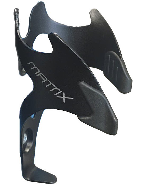 MATRIX Alu Flaschenhalter schwarz SB-Verpackung