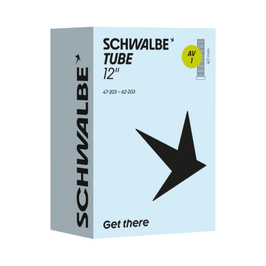 Schwalbe Fahrradschlauch AV Ventil Nr. 1 12" 40 mm 47/62-203