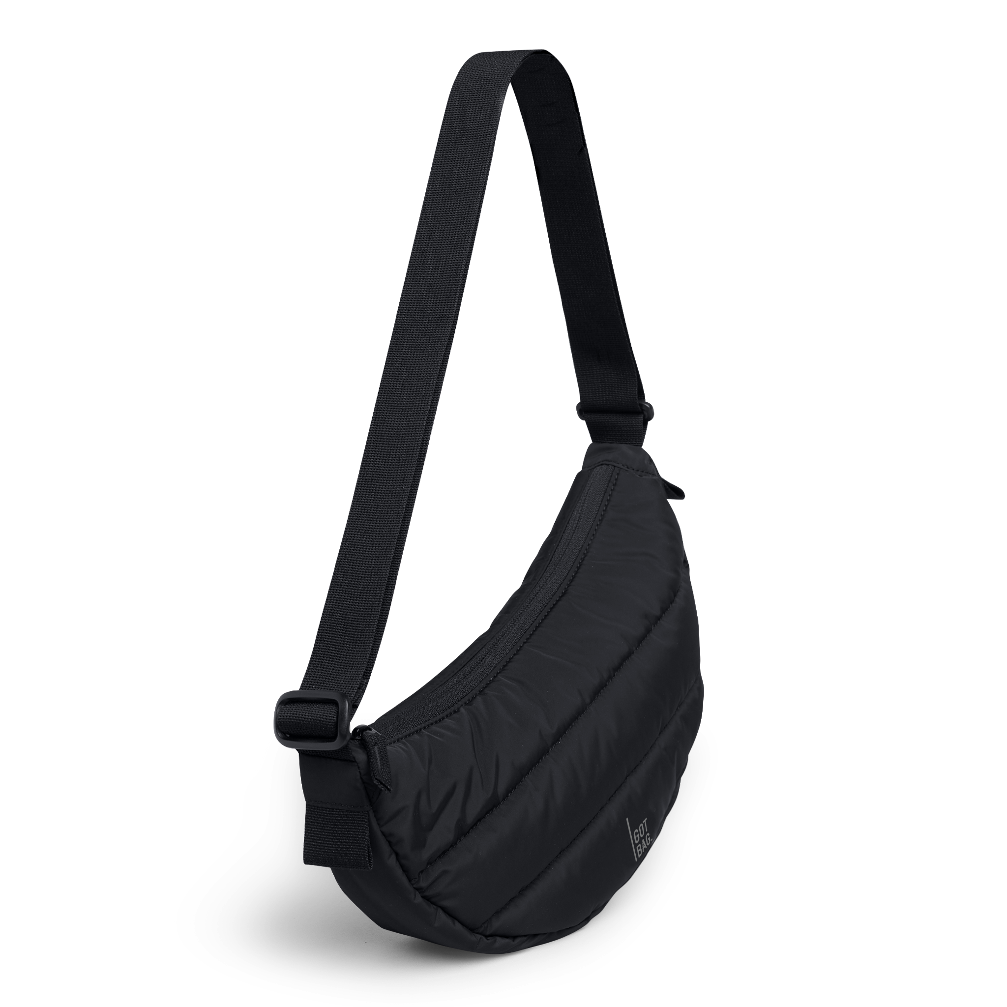 GOT BAG Puffer Moon Bag Small Black