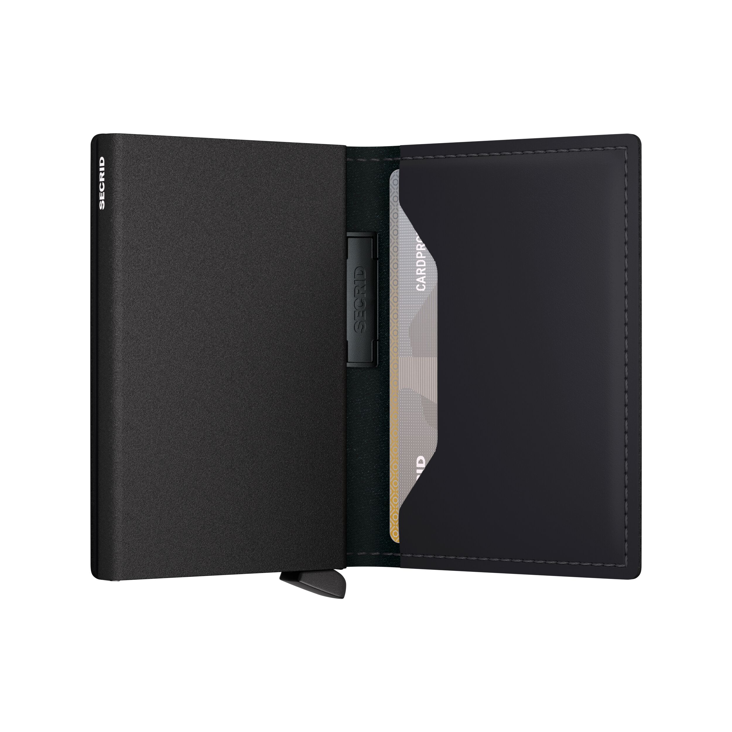 Secrid Bandwallet Matte Black-Black – Schrägansicht