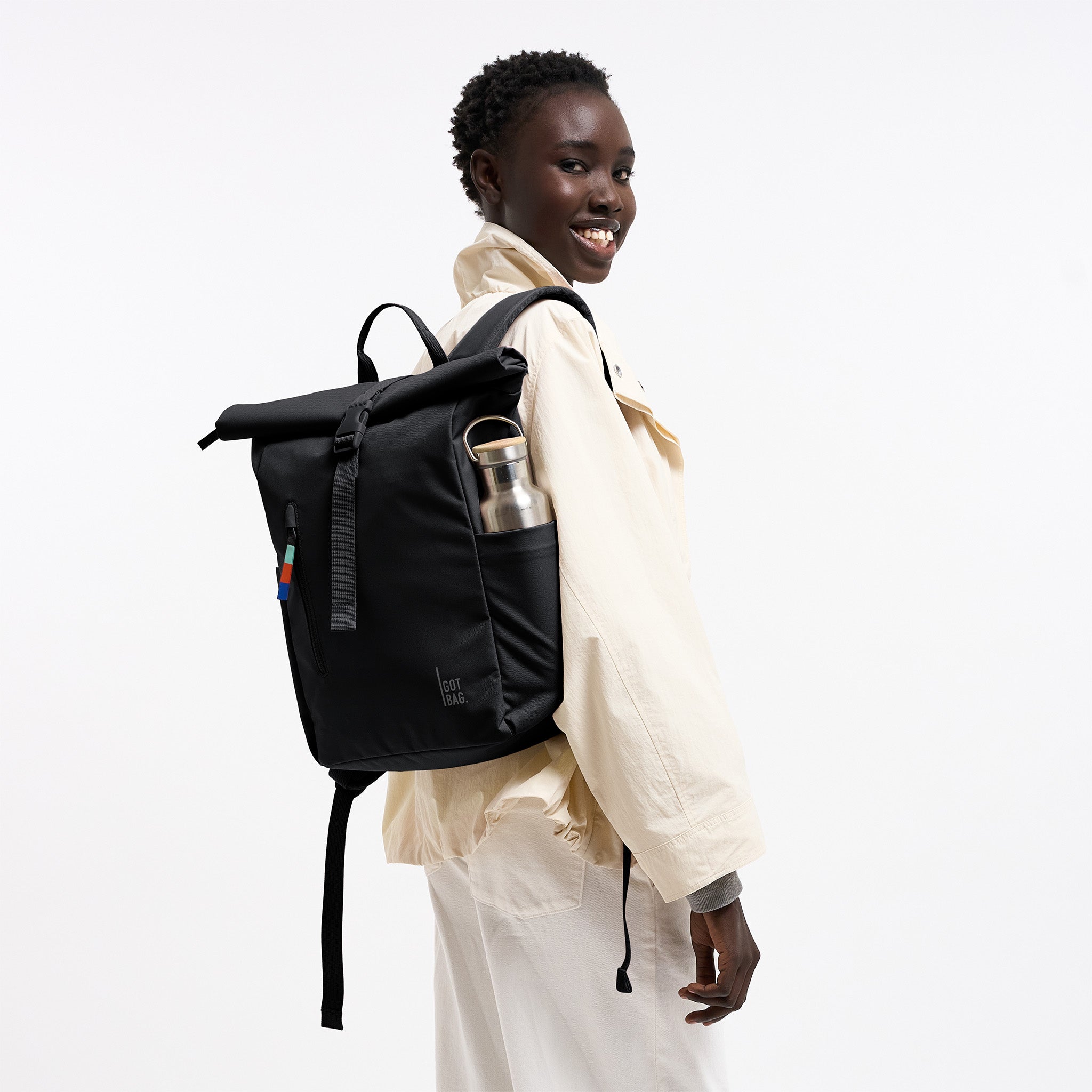 GOT BAG Rolltop Easy Small Black