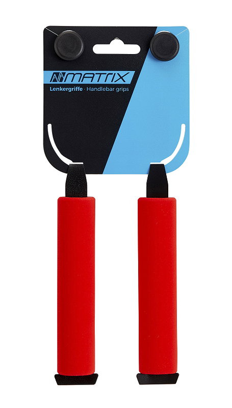 MATRIX Lenkergriff G63 Silikon rot 130/130 mm