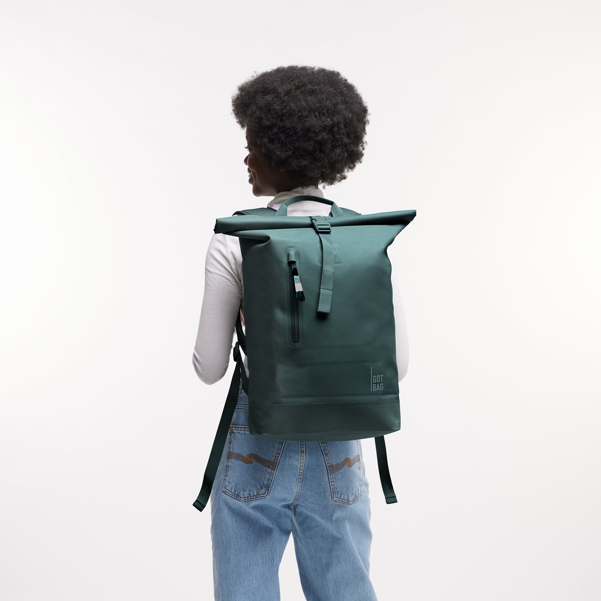 GOT BAG Rolltop Lite 2.0 Monochrome Sea Teal