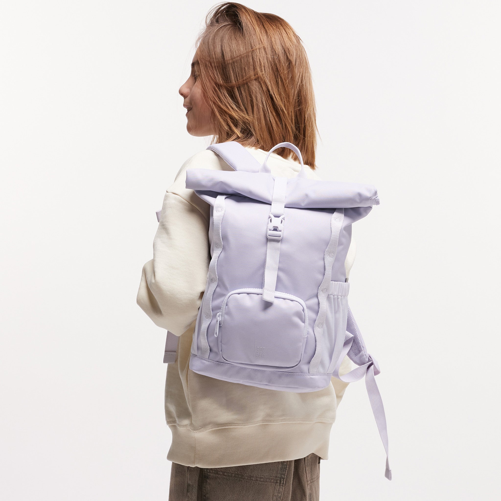 GOT BAG Kids Adventure Rolltop Tonal Purple Coral