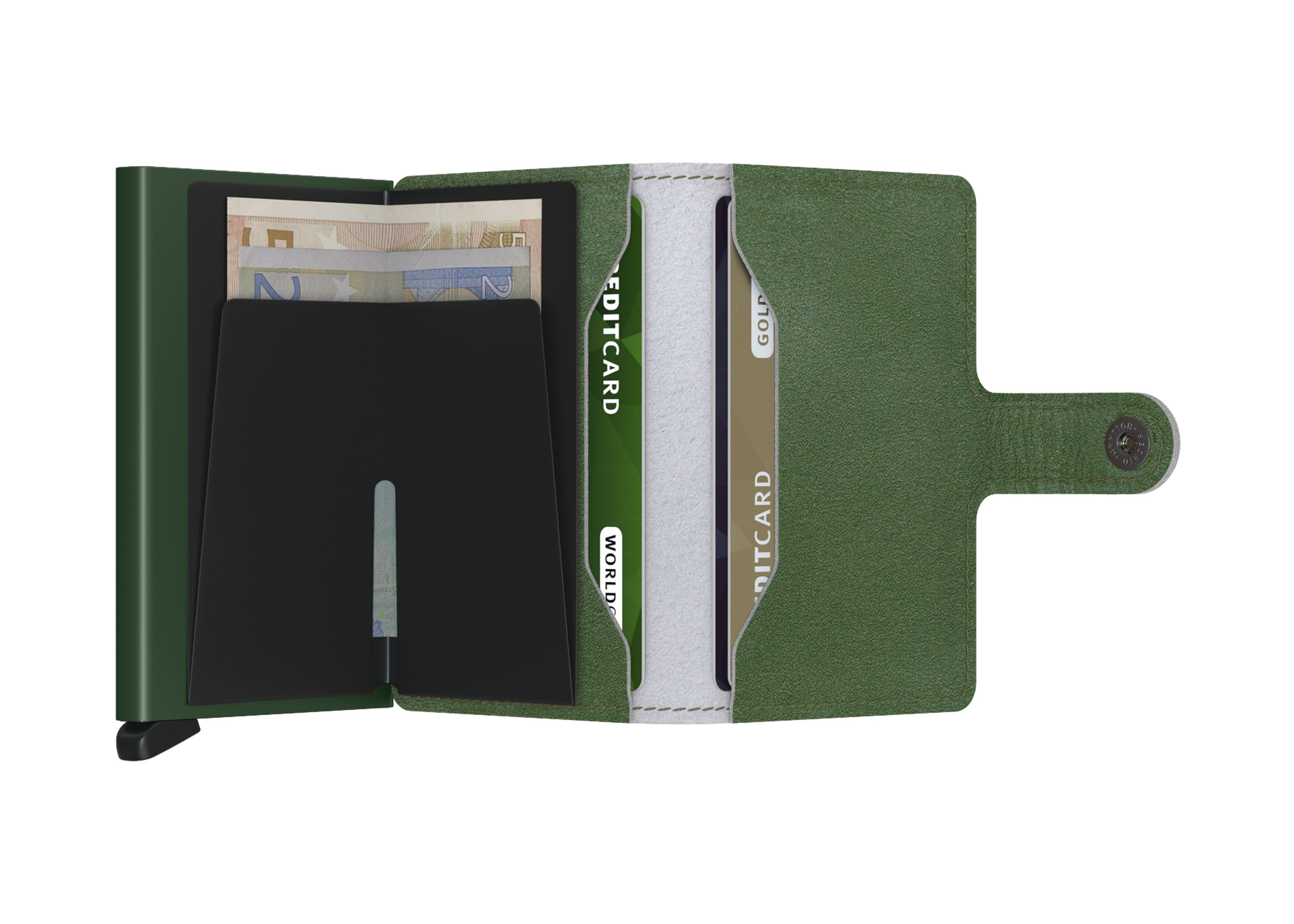 Secrid Miniwallet Art Bouquet – geöffnet