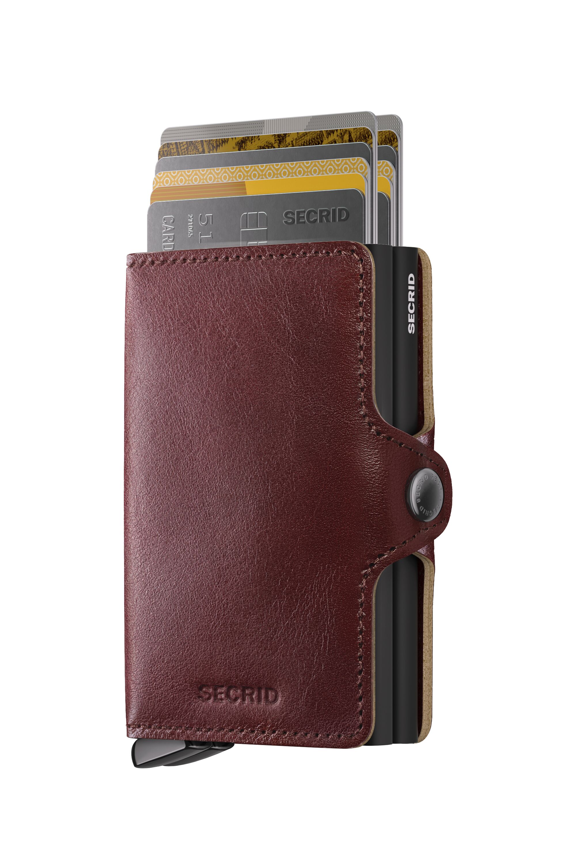 Secrid Twinwallet Basco Brown+ – mit Karten