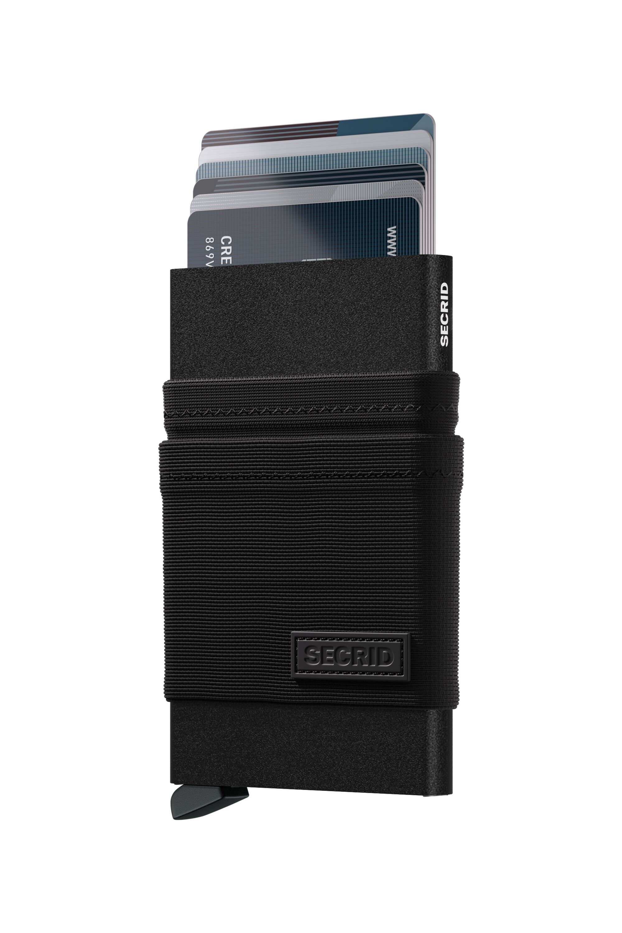 Secrid Flexwallet Black – mit Karten