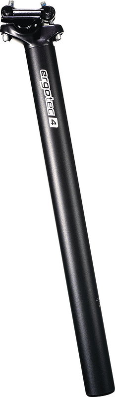 ergotec Patentsattelstütze Alu Atar 27,2 mm schwarz-sandgestrahlt 350 mm